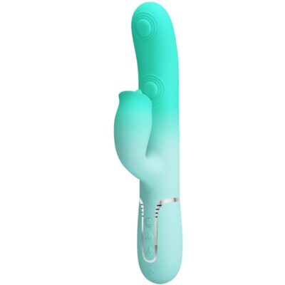 Alternative view of PRETTY LOVE - GIGI MULTIFUNCIONAL COELHO VIBRADOR AQUA VERDE