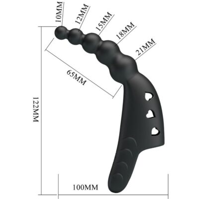 Pretty love - vibrador de dedo jordin 10 vibrações preto pretty love caliente. Pt