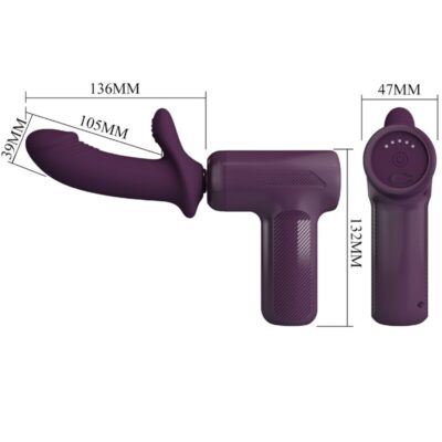 Pretty love - dj scholar massager 5 configurações roxo pretty love c-type caliente. Pt