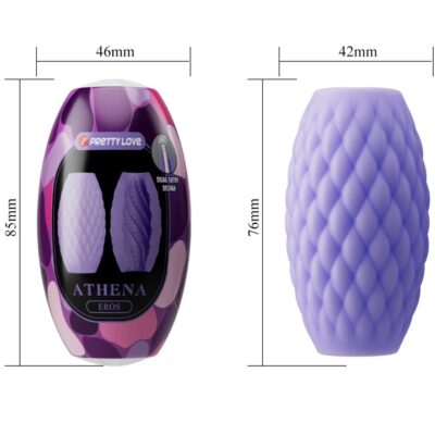 Pretty love - masturbador masculino silicone athena eros roxo pretty love caliente. Pt
