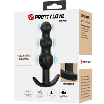 Ppretty love - vibrador anal sidney 10 vibrações preto pretty love caliente. Pt