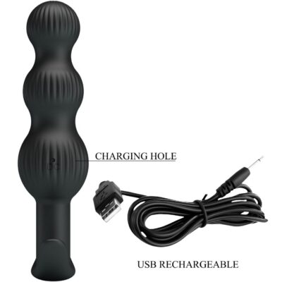 Ppretty love - vibrador anal sidney 10 vibrações preto pretty love caliente. Pt