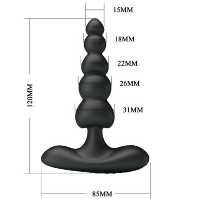 Ppretty love - vibrador anal corban 10 vibrações preto pretty love caliente. Pt