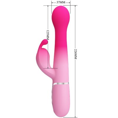 Pretty love - dejon 3 em 1 multifuncional rabbit vibrador rosa pretty love caliente. Pt