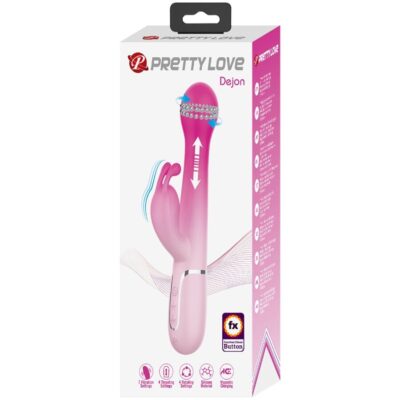 Pretty love - dejon 3 em 1 multifuncional rabbit vibrador rosa pretty love caliente. Pt