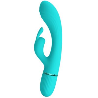 Alternative view of PRETTY LOVE - SCOCCO VIBRADOR COELHO TURQUESA