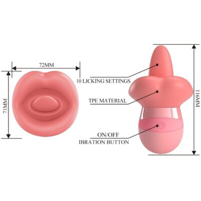 PRETTY LOVE - ESTIMULADOR DE CLITÓRIS KYLEE TONGUE 10 VIBRAÇÕES ROSA NUDE 15 Pretty love - estimulador de clitóris kylee tongue 10 vibrações rosa nude - image 7