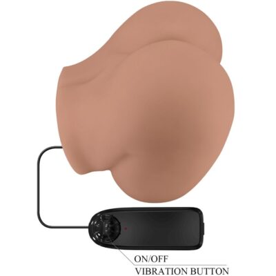 Crazy bull - bernace ass vibrador com vagina realista e ânus carne controle remoto crazy bull caliente. Pt
