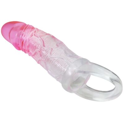 Pretty love - odes realista 2 cm bainha de ampliação para pênis rosa - image 3