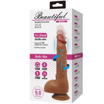 Baile - beautiful wilks vibrador realístico 5 ajustes 25 cm mulato baile caliente. Pt