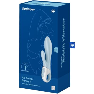 Satisfyer - bomba de ar bunny 1 coelho inflável vibrador azul satisfyer vibrator caliente. Pt