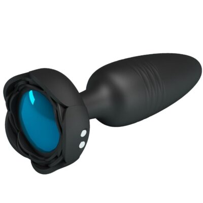Alternative view of PRETTY LOVE - TARION ANAL PLUG COM LUZ LED PRETO 12,5 CM