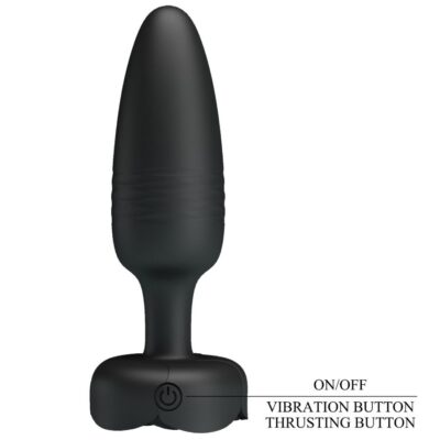 Pretty love - tarion anal plug com luz led preto 12,5 cm - image 7