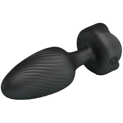 Pretty love - varian anal plug com luz led preto 10,8 cm - image 5