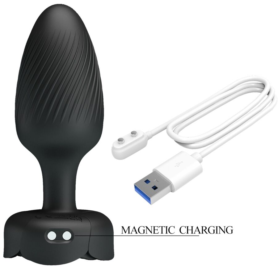 PRETTY LOVE - OSBORN PLUG ANAL COM LUZ LED PRETO 9,8 CM 7 Pretty love - osborn plug anal com luz led preto 9,8 cm - image 7