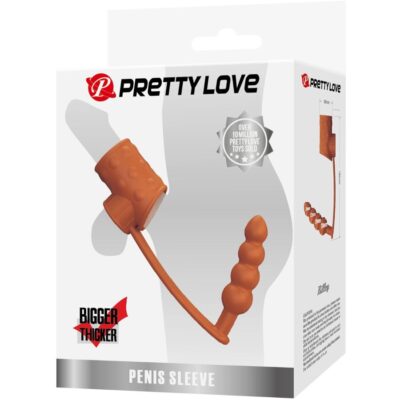 Pretty love - manga para pênis com plug anal natural pretty love male caliente. Pt
