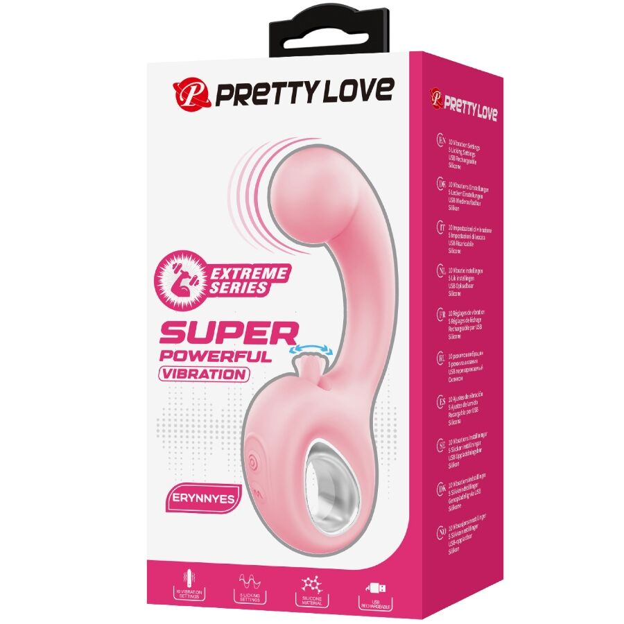 PRETTY LOVE - ERYNNYES VIBRADOR PONTO G + ESTIMULADOR DE CLITÓRIS 10 VIBRAÇÕES ROSA 10 Pretty love - erynnyes vibrador ponto g + estimulador de clitóris 10 vibrações rosa - image 10