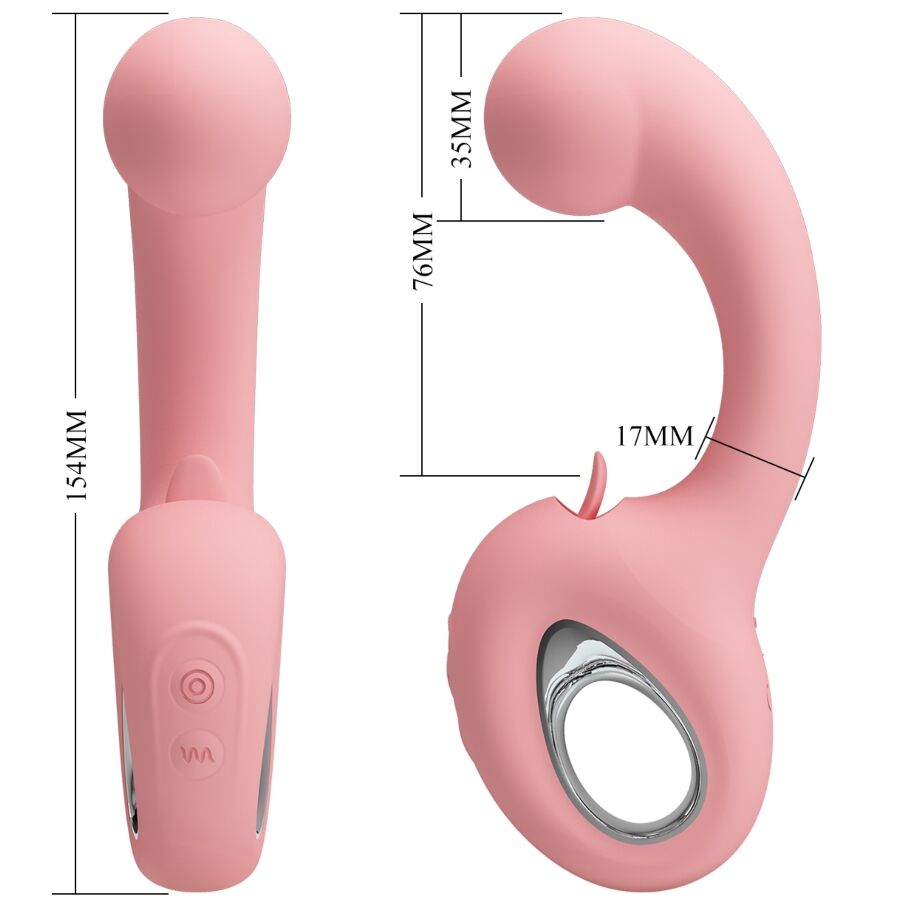 PRETTY LOVE - ERYNNYES VIBRADOR PONTO G + ESTIMULADOR DE CLITÓRIS 10 VIBRAÇÕES ROSA 7 Pretty love - erynnyes vibrador ponto g + estimulador de clitóris 10 vibrações rosa - image 7