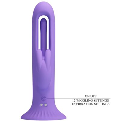 Pretty love - vibrador de coelho killmoulis 12 modos de vibração roxo pretty love caliente. Pt