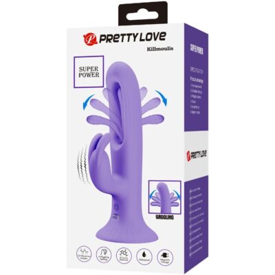 Pretty love - vibrador de coelho killmoulis 12 modos de vibração roxo pretty love caliente. Pt