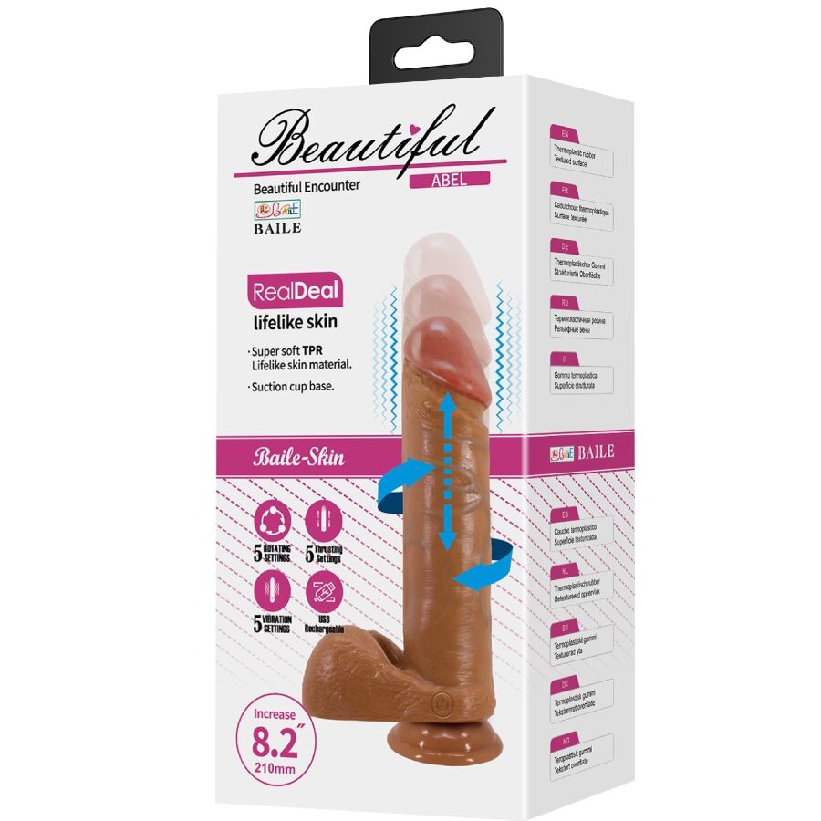 BAILE - ABEL DILDO REALISTA 21 CM MULATO 10 Baile - abel dildo realista 21 cm mulato - image 10