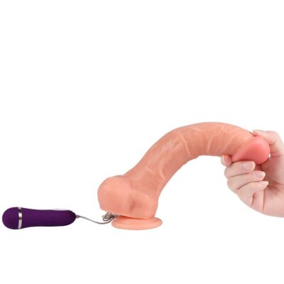 Shequ - apolo vibrador dildo com controle remoto 24,5 cm shequ caliente. Pt