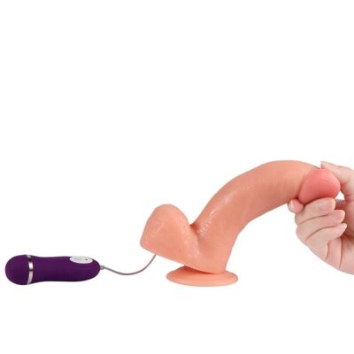 Shequ - dildo vibratório fantasma com controle remoto 20 cm shequ caliente. Pt