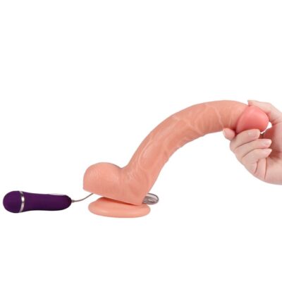 Shequ - optimus dildo vibratório com controle remoto 28 cm shequ caliente. Pt