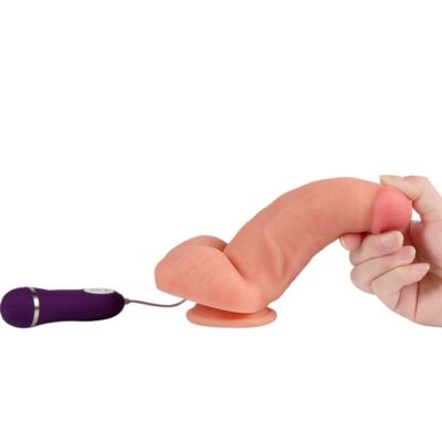 Shequ - red eagle vibrador dildo com controle remoto 17 cm shequ caliente. Pt