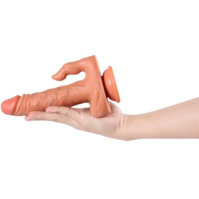 Shequ - estimulador de dildo e clitóris julian com vibração e controle remoto 16 cm shequ caliente. Pt