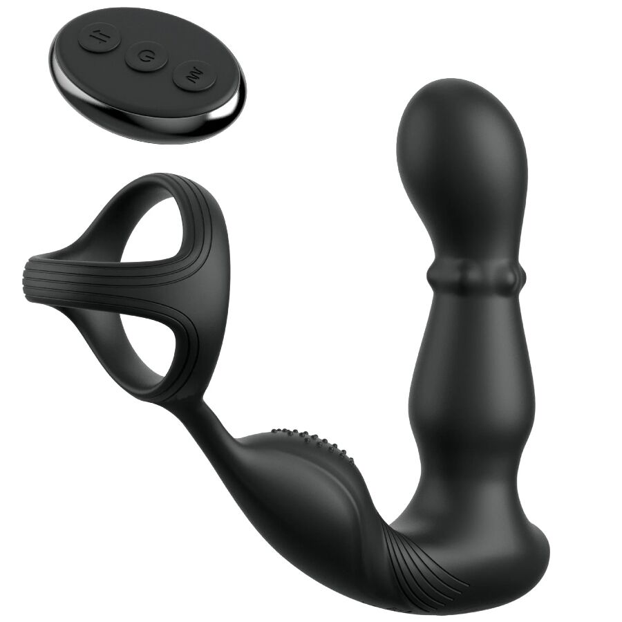 COLEÇÃO ANAL FANTASY ELITE - ANEL ANAL VIBRANTE E MASSAGEADOR COM CONTROLE REMOTO 1 Coleção anal fantasy elite - anel anal vibrante e massageador com controle remoto