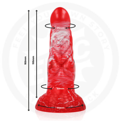 Épico - dildo agnis crimson fire epic caliente. Pt