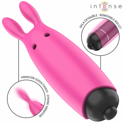 Intense - hopper bala vibratória rosa 8,3 x 2,4 cm intense fun caliente. Pt