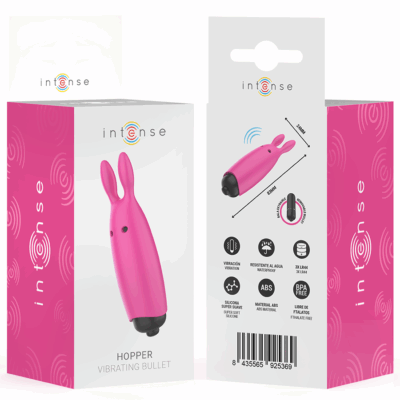 Intense - hopper bala vibratória rosa 8,3 x 2,4 cm intense fun caliente. Pt