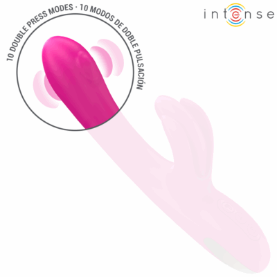 Intense - britney multifuncional rabbit vibrador 23 cm rosa intense fun caliente. Pt
