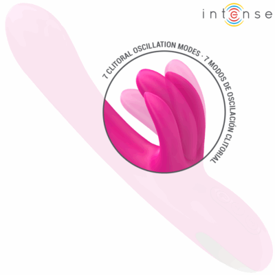 Intense - britney multifuncional rabbit vibrador 23 cm rosa intense fun caliente. Pt