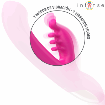 Intense - christina multifuncional rabbit vibrador 22,5 cm rosa intense fun caliente. Pt