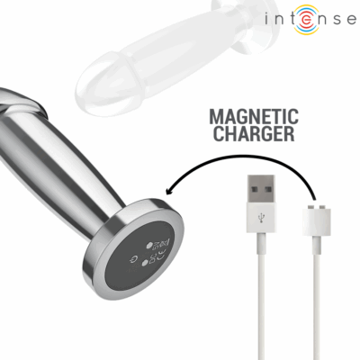 Intense - plug anal 10 vibrações dildo de metal com controle remoto s intense anal toys caliente. Pt