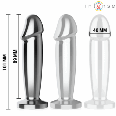 Intense - plug anal 10 vibrações dildo de metal com controle remoto m intense anal toys caliente. Pt