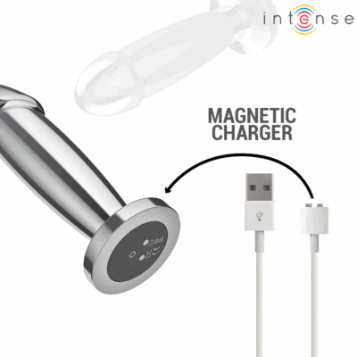 Intense - plug anal 10 vibrações dildo de metal com controle remoto m intense anal toys caliente. Pt
