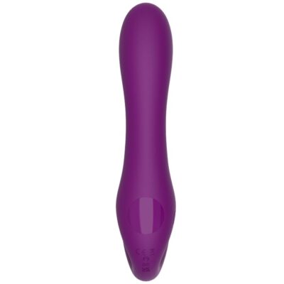 Xocoon - vibrador strap-on 2 em 1 sem alças com controle remoto roxo xocoon caliente. Pt
