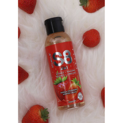 Alternative view of STIMUL8 - S8 LUBRIFICANTE 4 EM 1 DE SOBREMESA DE MORANGO 125 ML