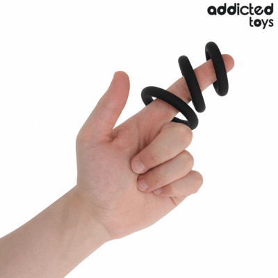 Alternative view of ADDICTED TOYS - CONJUNTO DE ANÉIS DE SILICONE MODELO 1