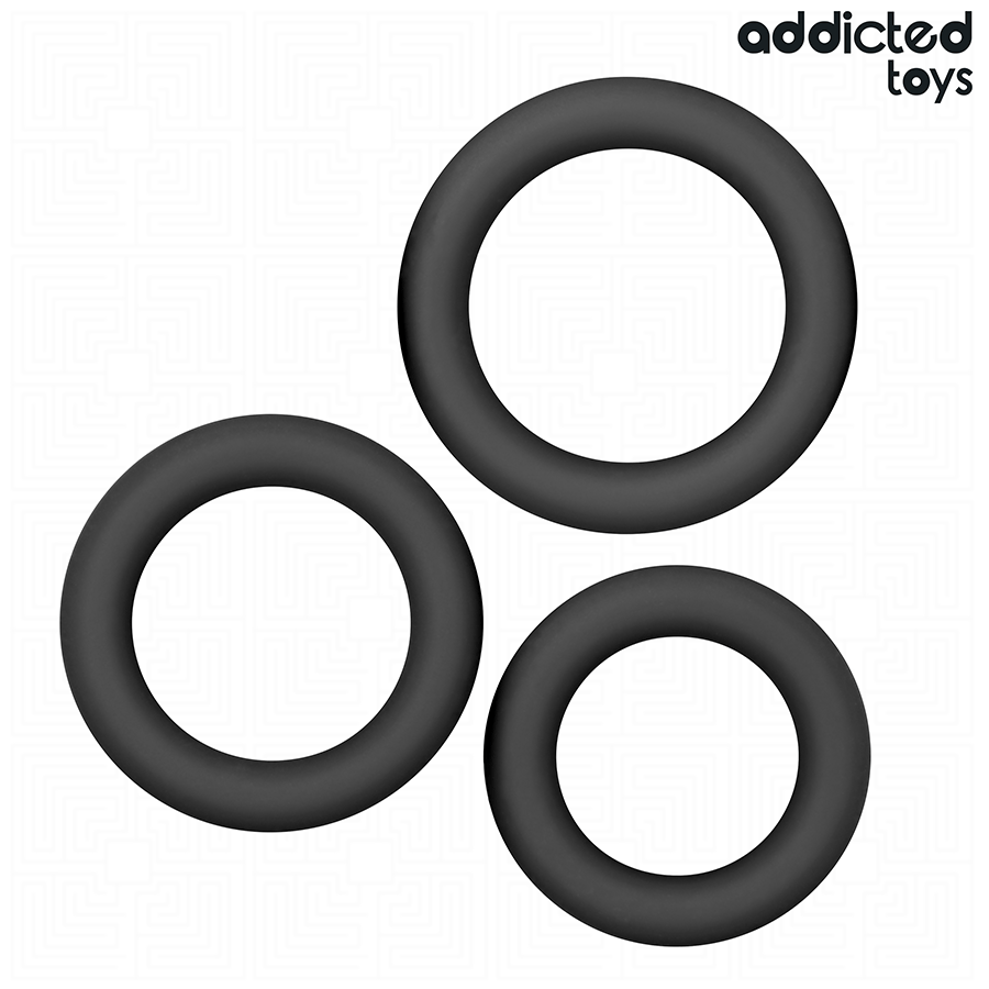 ADDICTED TOYS - CONJUNTO DE ANÉIS DE SILICONE MODELO 1 5 Addicted toys - conjunto de anéis de silicone modelo 1 - image 5