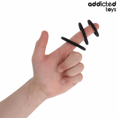 Alternative view of ADDICTED TOYS - CONJUNTO DE ANÉIS DE SILICONE MODELO 2