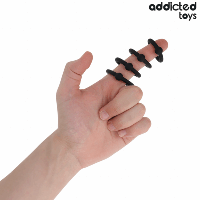 Alternative view of ADDICTED TOYS - CONJUNTO DE ANÉIS DE SILICONE DE PRESSÃO