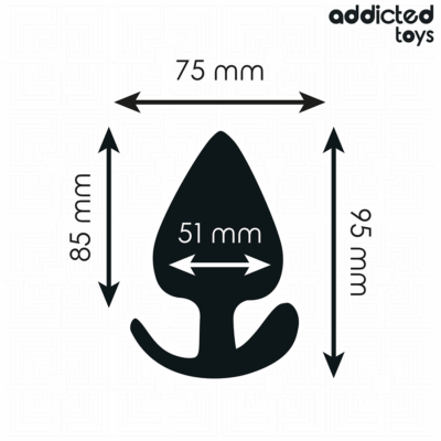 Addicted toys - plug anal tamanho xl 9. 5 cm addicted toys caliente. Pt