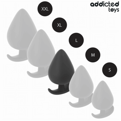Addicted toys - plug anal tamanho l 8 cm addicted toys caliente. Pt