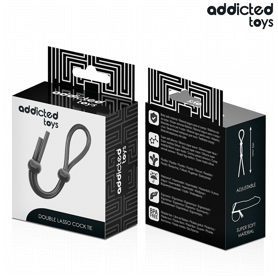 ADDICTED TOYS - CORDA DE SILICONE PARA O PÊNIS DE ALÇA DUPLA 7 Addicted toys - corda de silicone para o pênis de alça dupla - image 7