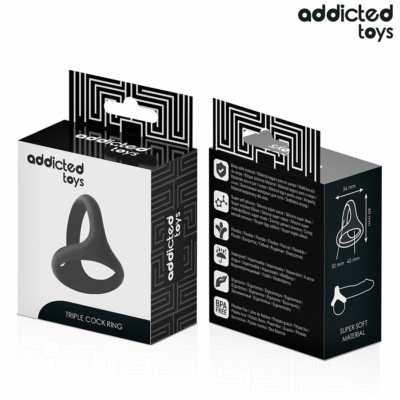 ADDICTED TOYS - ANEL TRIPLO GROSSO PARA O PÊNIS 13 Addicted toys - anel triplo grosso para o pênis addicted toys caliente. Pt
